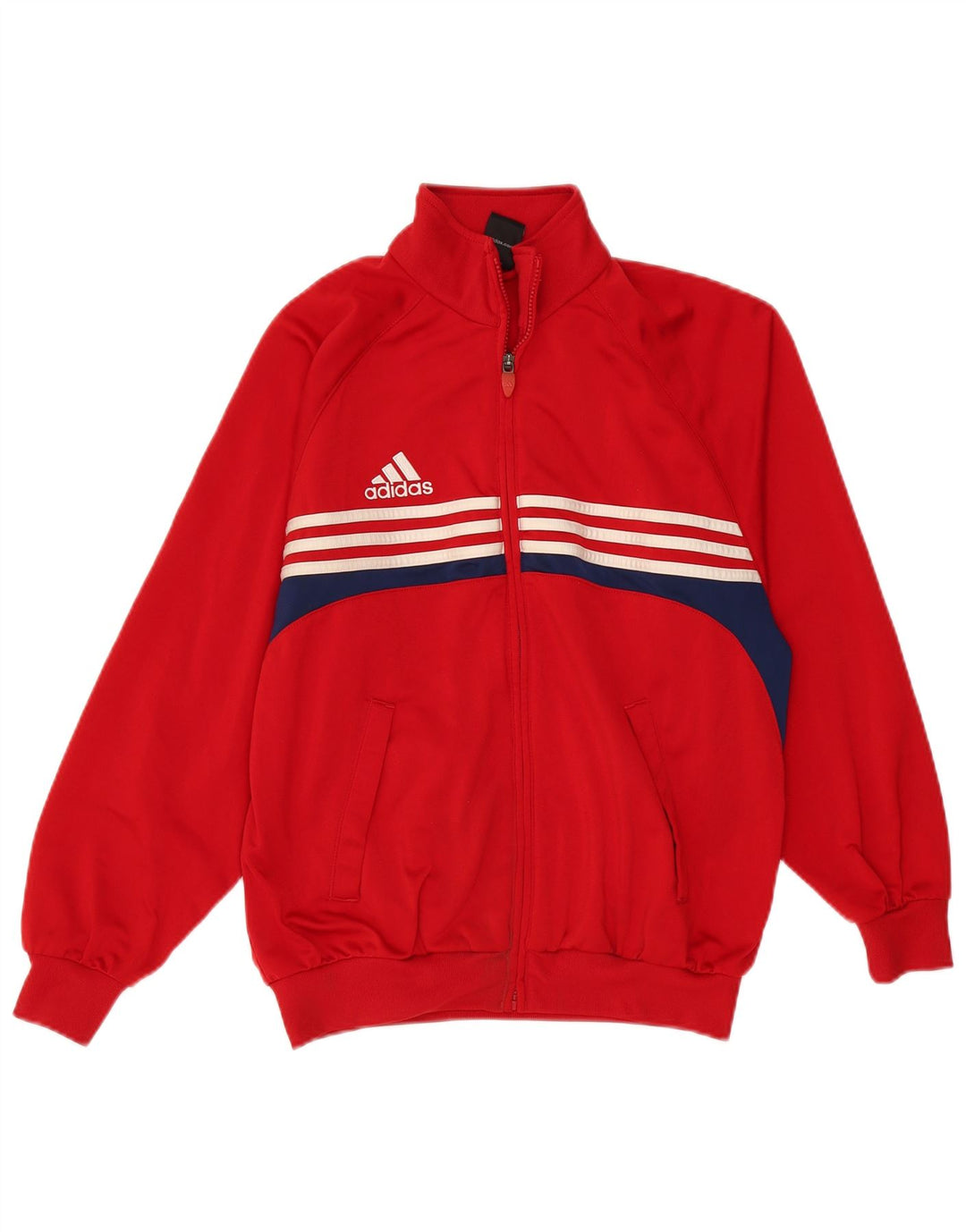 Chłopięca kurtka dresowa Adidas 13-14 lat, poliester w kolorze czerwonym