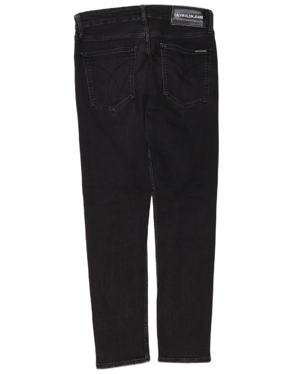 Męskie jeansy Calvin Klein W32 L30 Czarne bawełniane