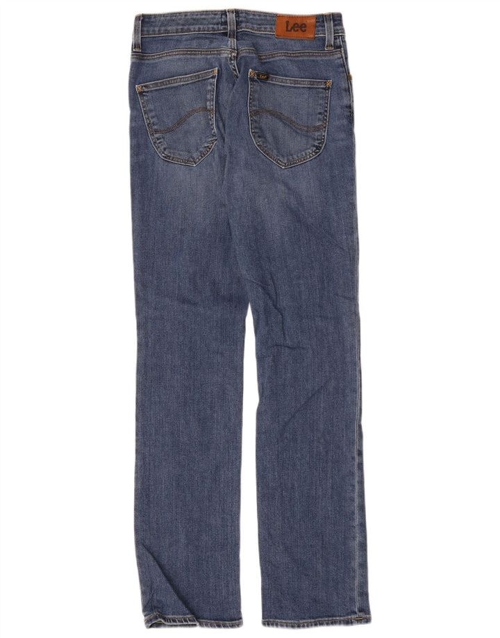 Damskie jeansy Lee Marion Straight W26 L31 Niebieskie bawełniane