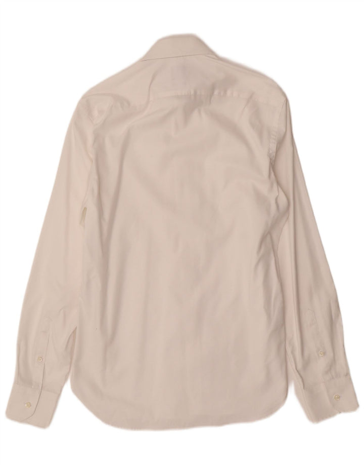 Koszula męska Boggi Slim Fit, rozmiar 39 15 1/2, średnia biała bawełna
