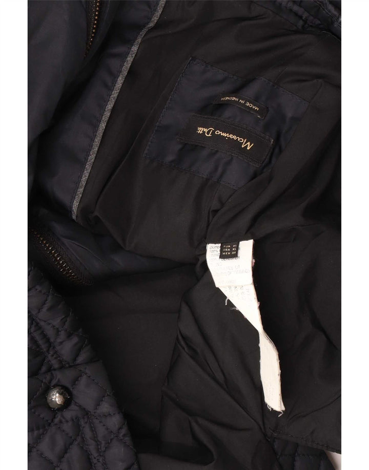 Damska pikowana kamizelka Massimo Dutti UK 18 XL, czarna, poliester