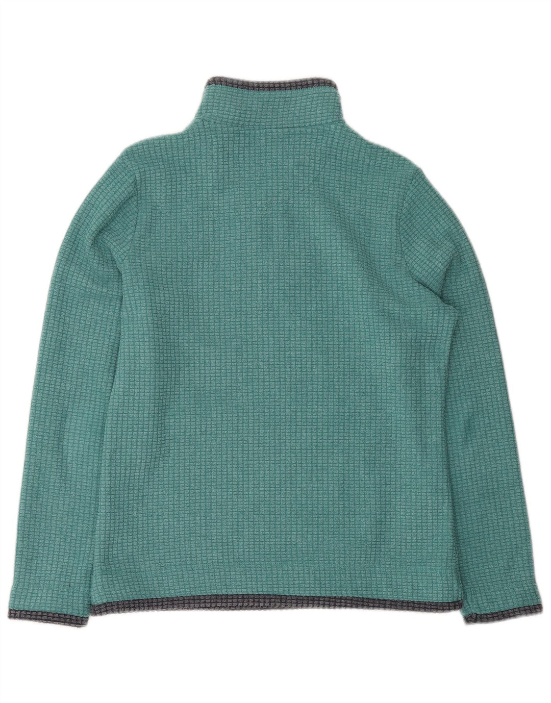 Damski sweter polarowy WEIRD FISH z zamkiem błyskawicznym, UK 10, mały, zielony poliester