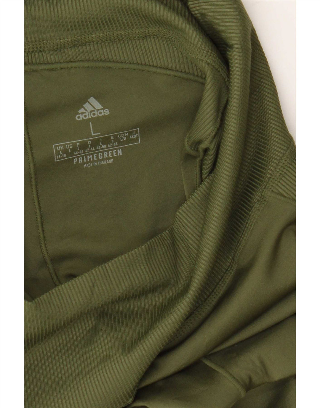 Damskie legginsy Adidas Crop UK 16/18, duże khaki