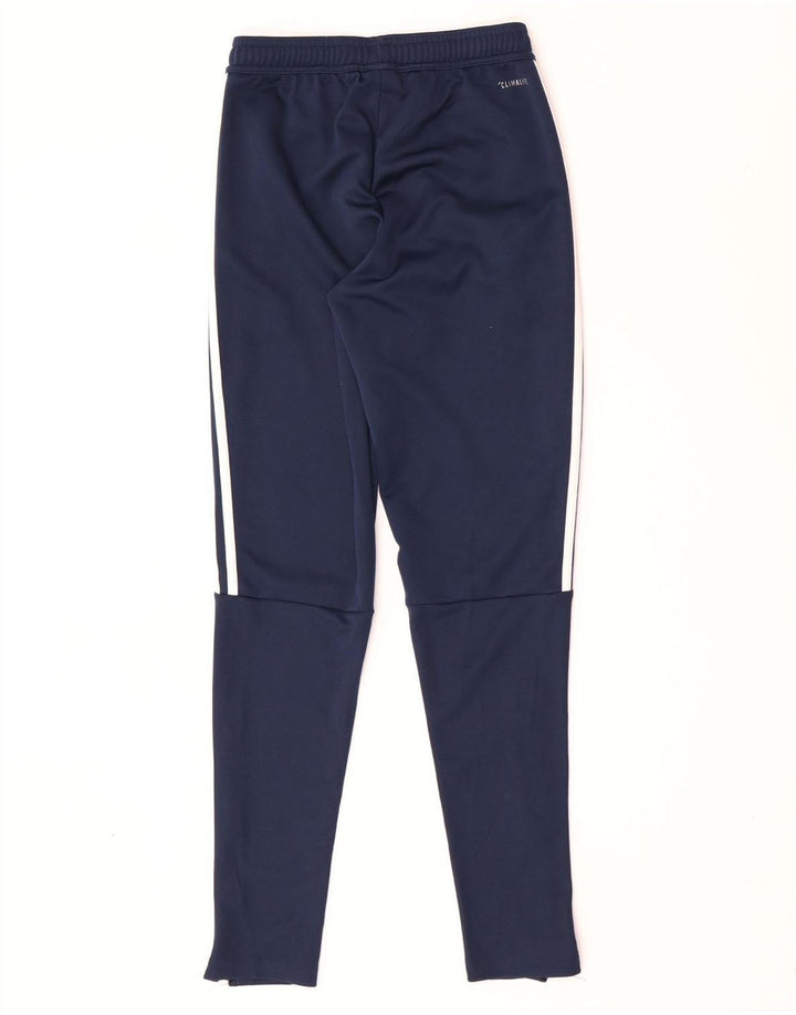Męskie spodnie dresowe Adidas Climalite XS, granatowe, poliestrowe
