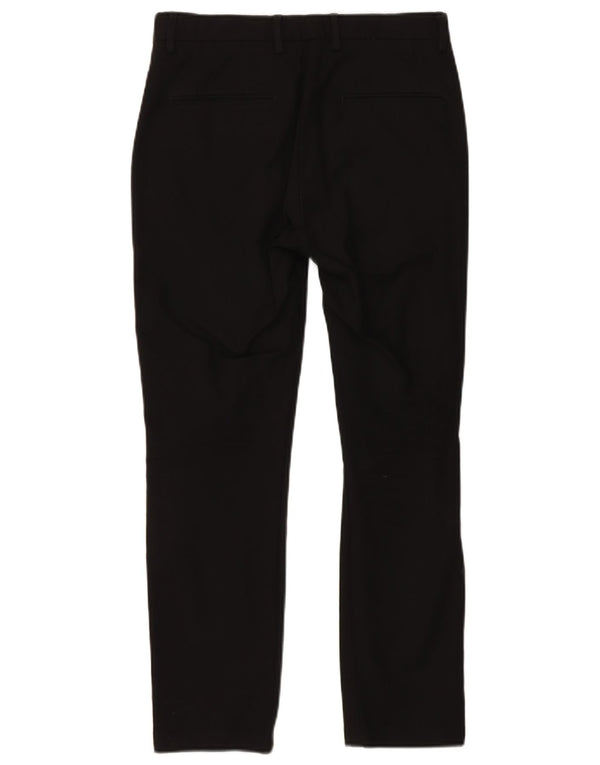 Męskie spodnie typu slim chino Reiss W30 L27, czarna bawełna