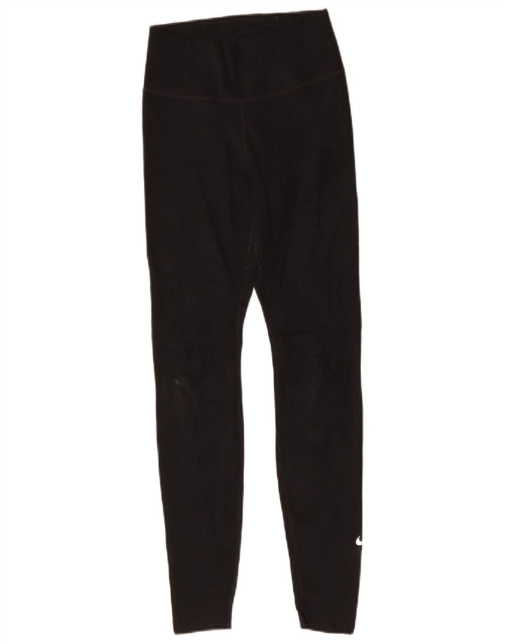 Legginsy damskie Nike UK 6 XS, czarny poliester