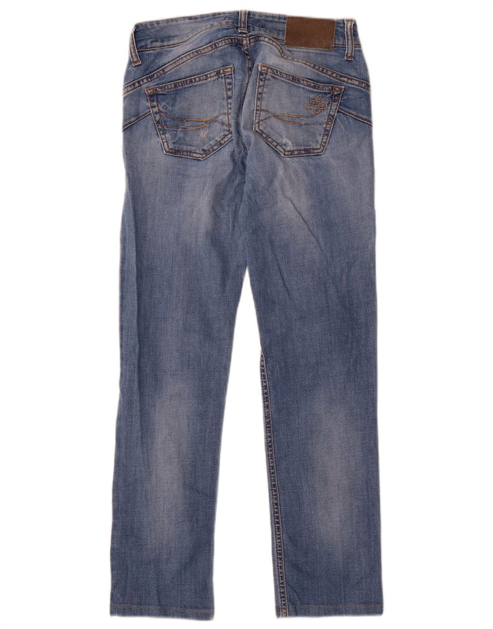 Damskie jeansy Liu Jo w trudnej sytuacji W26 L27 Niebieskie