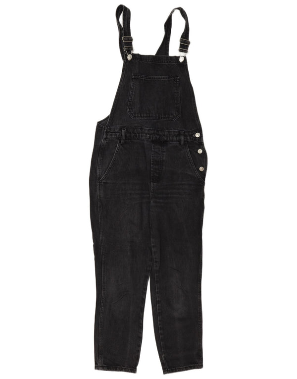 Damskie ogrodniczki Topshop Slim Jeans UK 8 Small W27 L26 Szara bawełna