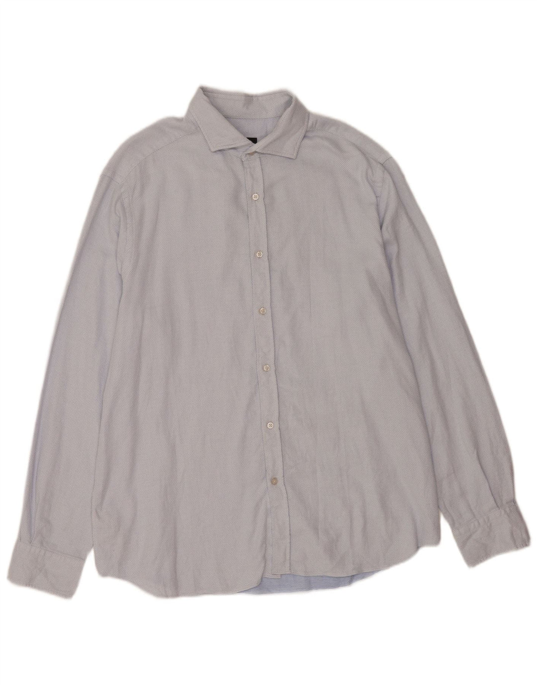 Koszula męska Massimo Dutti 2XL, niebieska, bawełniana w cętki
