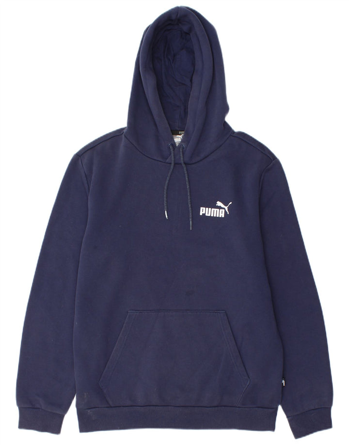 Męska bluza z kapturem Puma, mała, granatowa, bawełniana