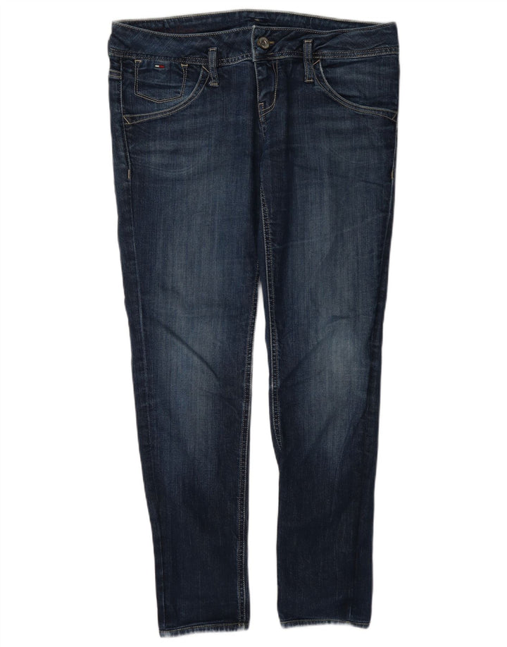 Damskie jeansy slim Tommy Hilfiger W34 L30 Granatowa bawełna