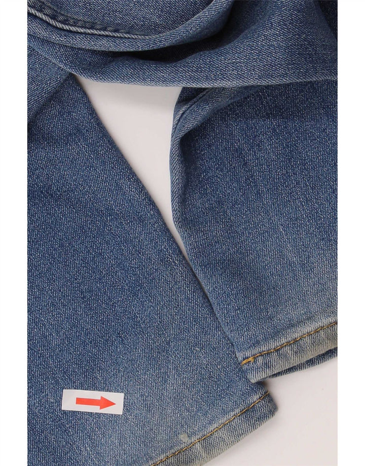 Wrangler Męskie Skanders Slim Jeans W32 L34 Niebieskie bawełniane