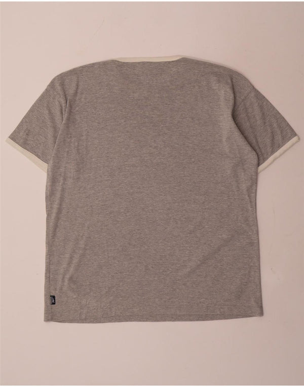 T-shirt męski Reebok Top XL, szary, bawełniany