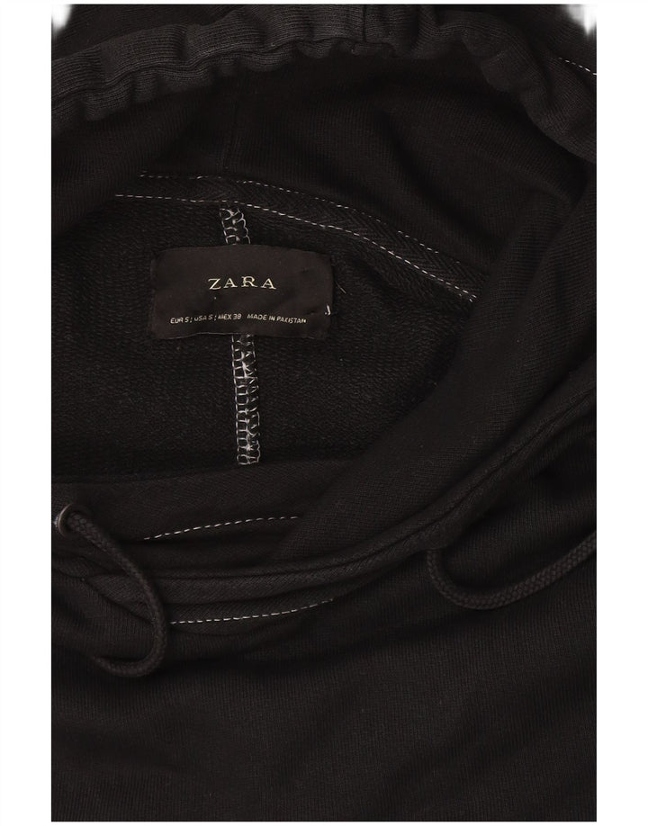 Męski sweter z kapturem Zara, mały, czarny