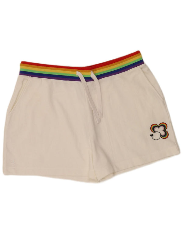 Damskie spodenki sportowe Sweaty Betty UK 18 XL, bawełniane w białe paski