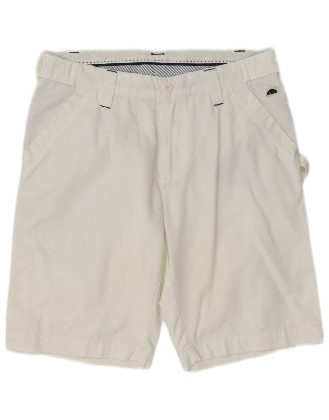 Męskie spodenki chino ELLESSE IT 48 Medium W32 Biała bawełna
