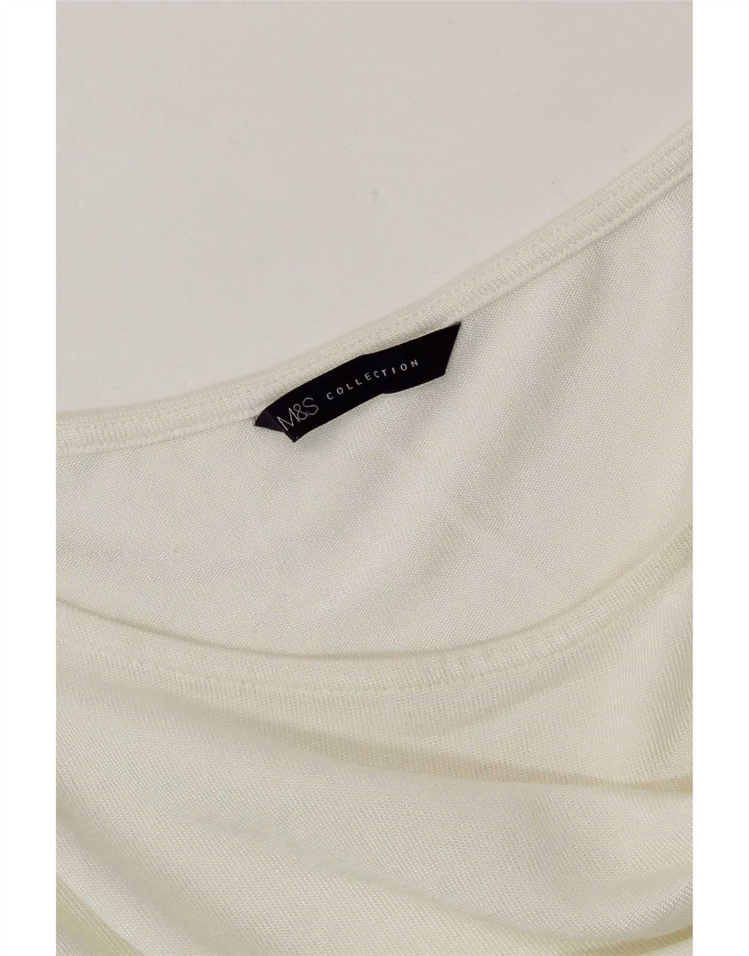 Marks & Spencer Damski top z rękawem 3/4, UK 18 XL, złamana biel