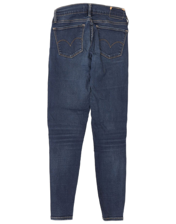 Damskie jeansy Levi's 710 Super Skinny W25 L28 Granatowa bawełna