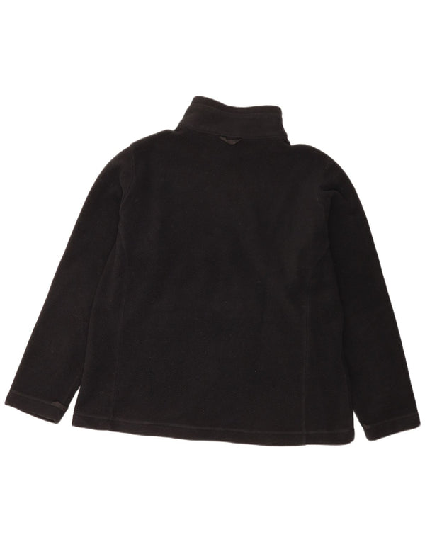 Męska kurtka polarowa Jack Wolfskin z podszewką UK 40, duża, czarna, poliestrowa