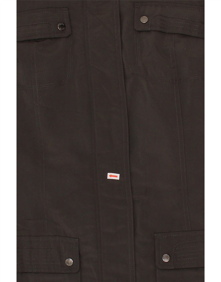 GEOX Womens Overcoat UK 10 Small Grey Polyester Vintage Geox and Second-Hand Geox from Messina Hembry 