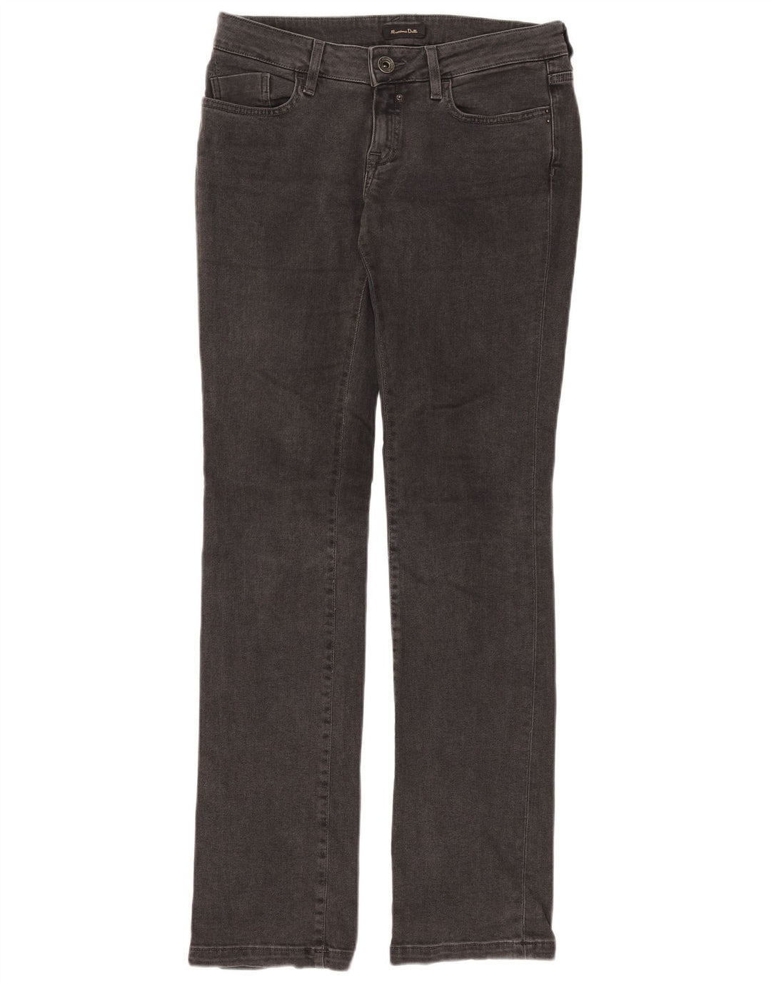 Jeansy damskie Massimo Dutti W29 L33 Szara bawełna