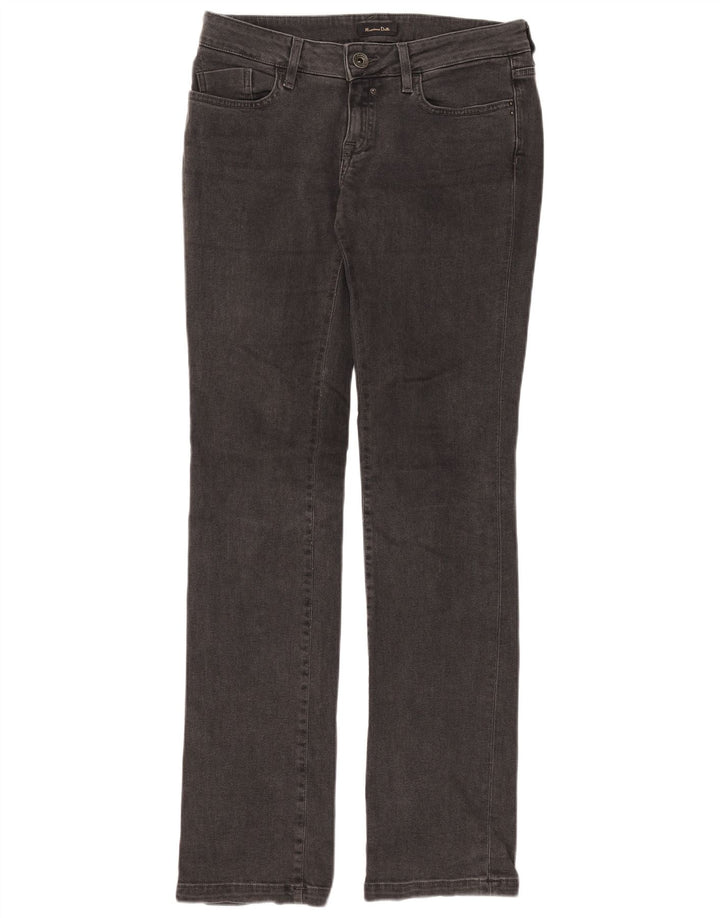 Jeansy damskie Massimo Dutti W29 L33 Szara bawełna