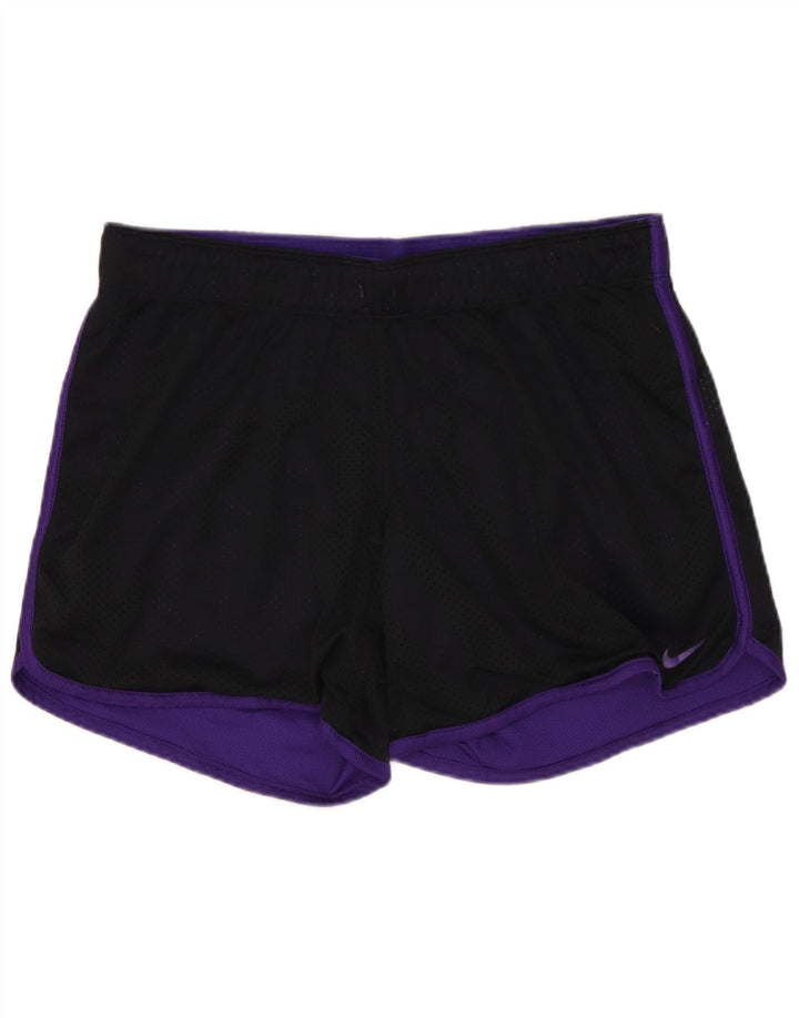 Damskie spodenki sportowe NIKE Dri Fit UK 12, średni czarny poliester