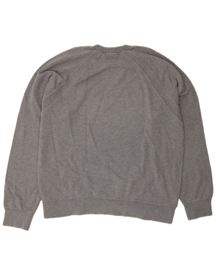 Męska bluza z grafiką Playlife, 2XL, szara bawełna