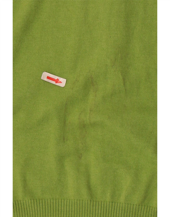 Sweter damski Boden Cardigan UK 14 Średni zielony bawełniany