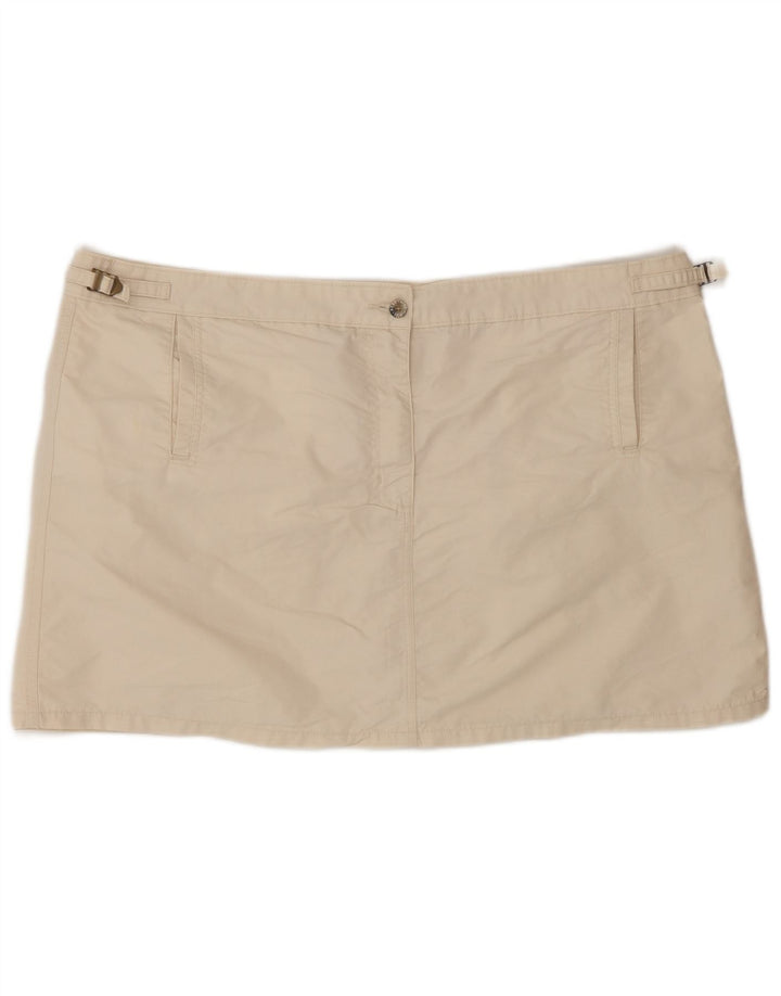 Spódnica mini damska Wrangler W38 XL beżowa bawełna