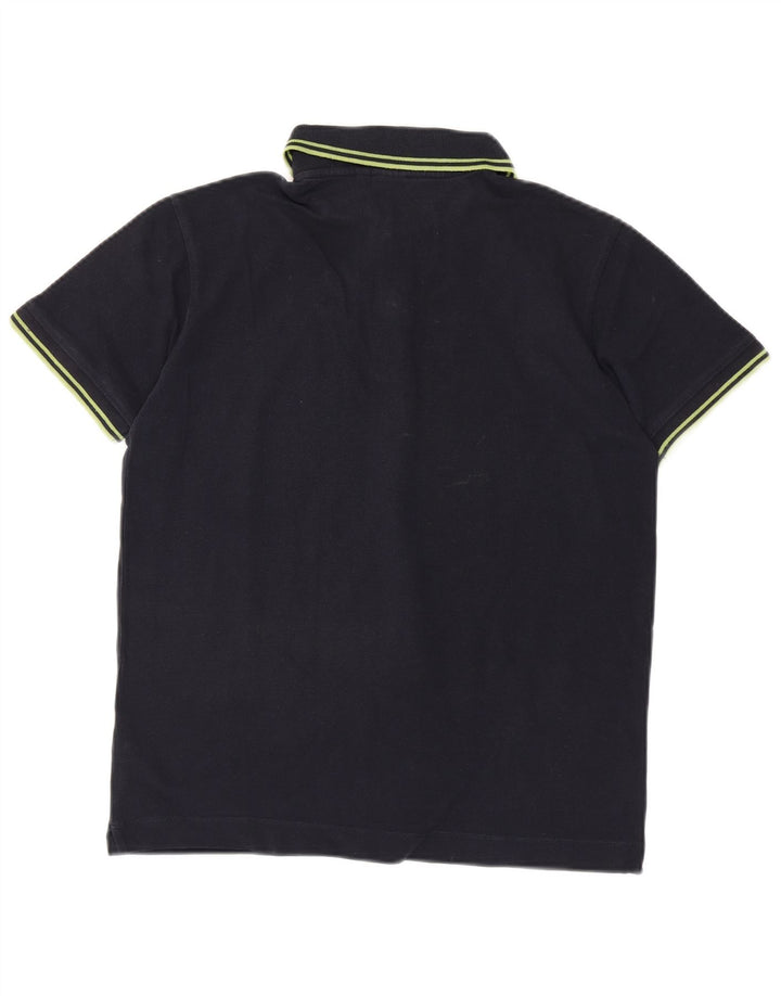 Męska koszulka polo CALVIN KLEIN, średnia, granatowa, bawełniana