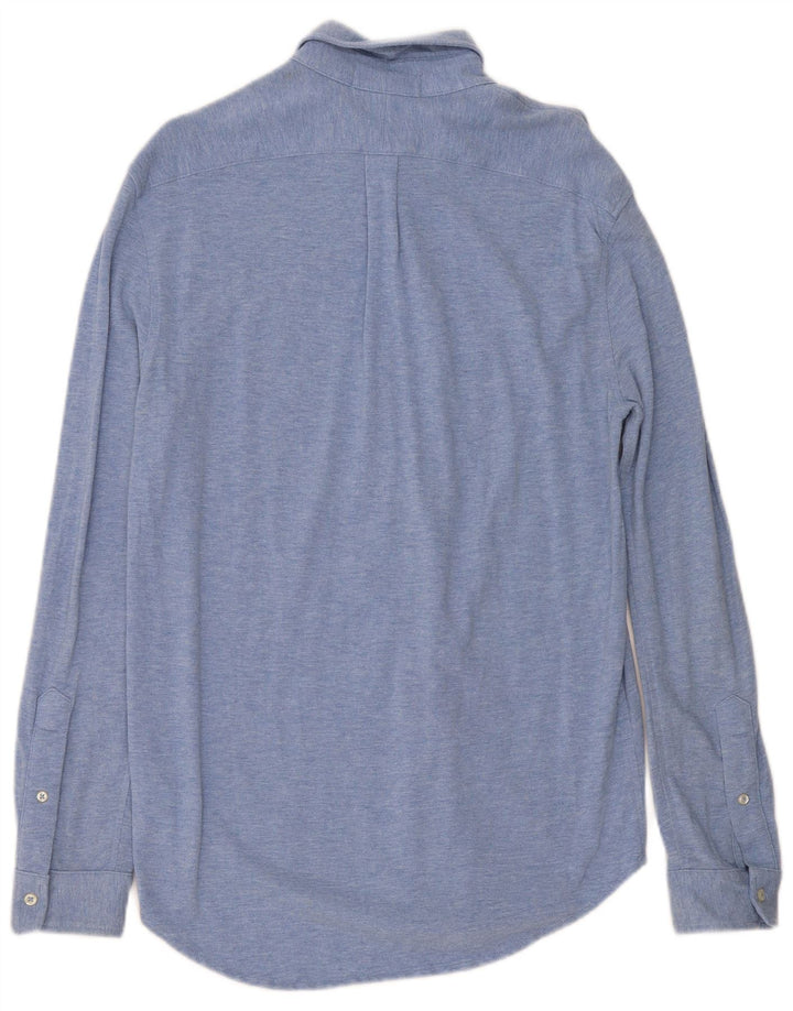 Koszula męska Ralph Lauren, mała, niebieska, bawełniana