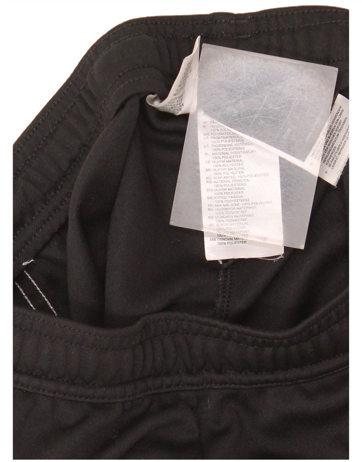 Męskie spodnie dresowe Adidas Climalite, małe, czarne, poliestrowe