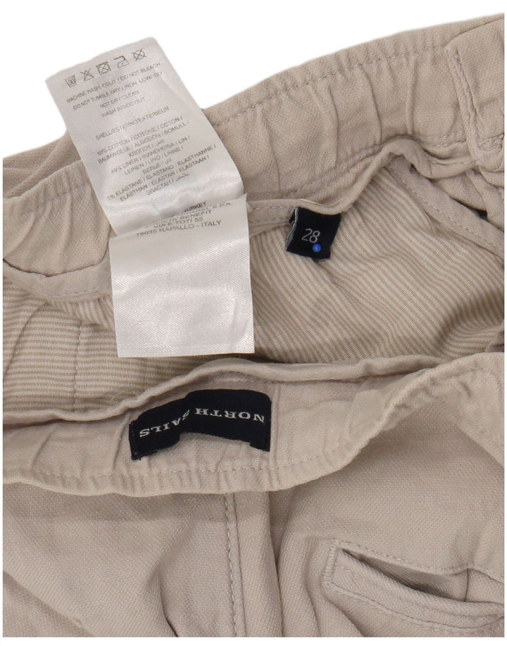 Męskie spodenki Chino North Sails W28 Small, beżowe, bawełniane