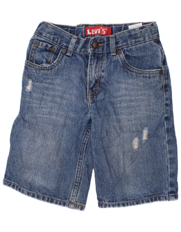 Chłopięce spodenki jeansowe Levi's 6-7 lat W24 Niebieskie Ramie