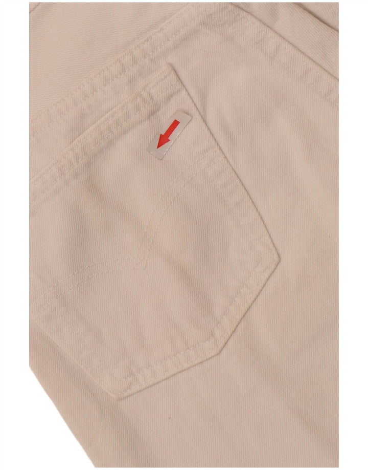 Damskie dżinsy Levi's 501 Straight W28 L32 Biała bawełna