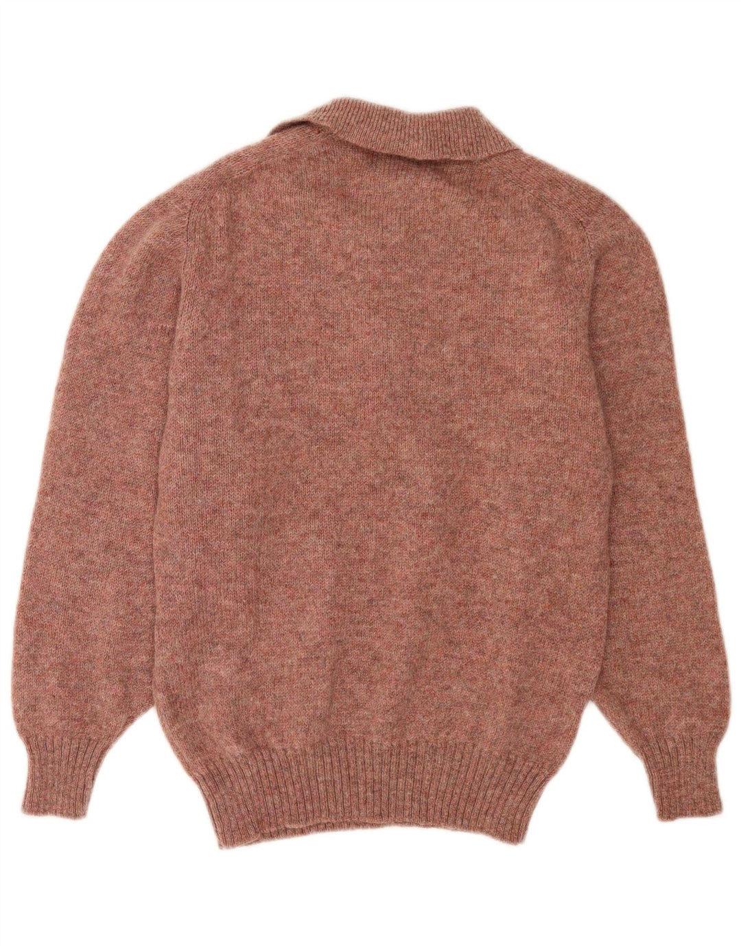 Męski sweter Kappa z golfem, średni czerwony, wełniany cętkowany
