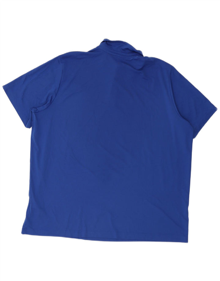 Męska koszulka polo Adidas Aeroready 3XL Niebieski poliester