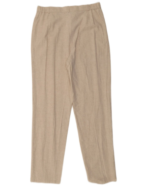Spodnie Chino Marks & Spencer Damskie UK 14 Medium W30 L30 Beżowe Nakrapiane