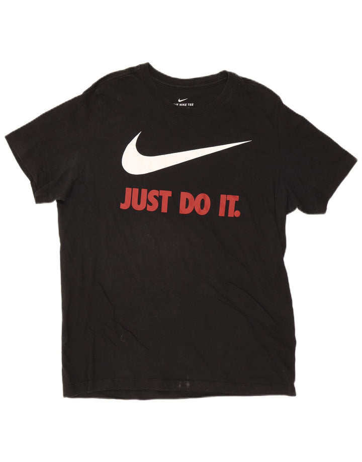 Męski T-shirt Nike z grafiką, duży, czarny
