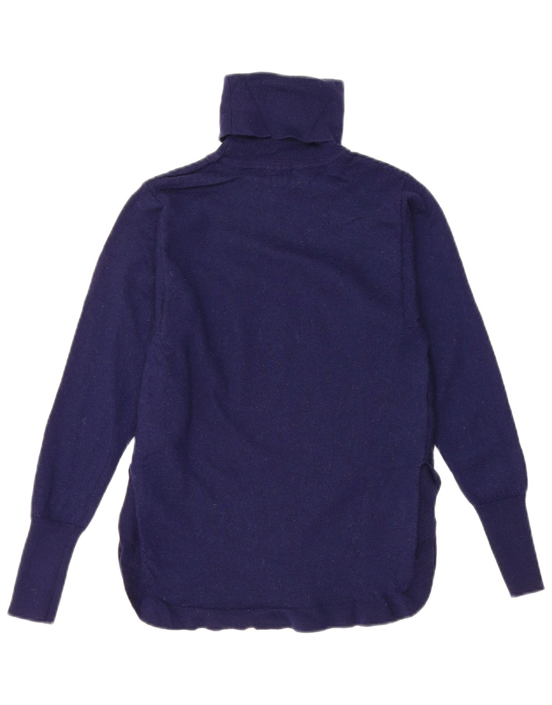 Sweter damski REISS z wywijanym dekoltem UK 8, mały, granatowy, wełniany