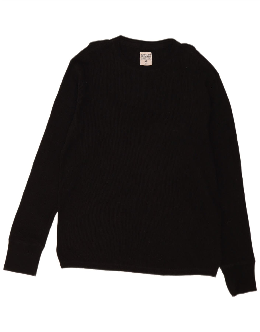 Męski sweter z okrągłym dekoltem Mossimo XL, czarny, bawełniany