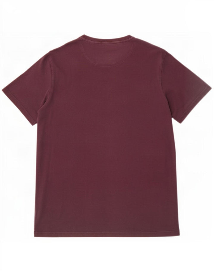 T-shirt męski Lyle & Scott, duży, bordowy, bawełniany