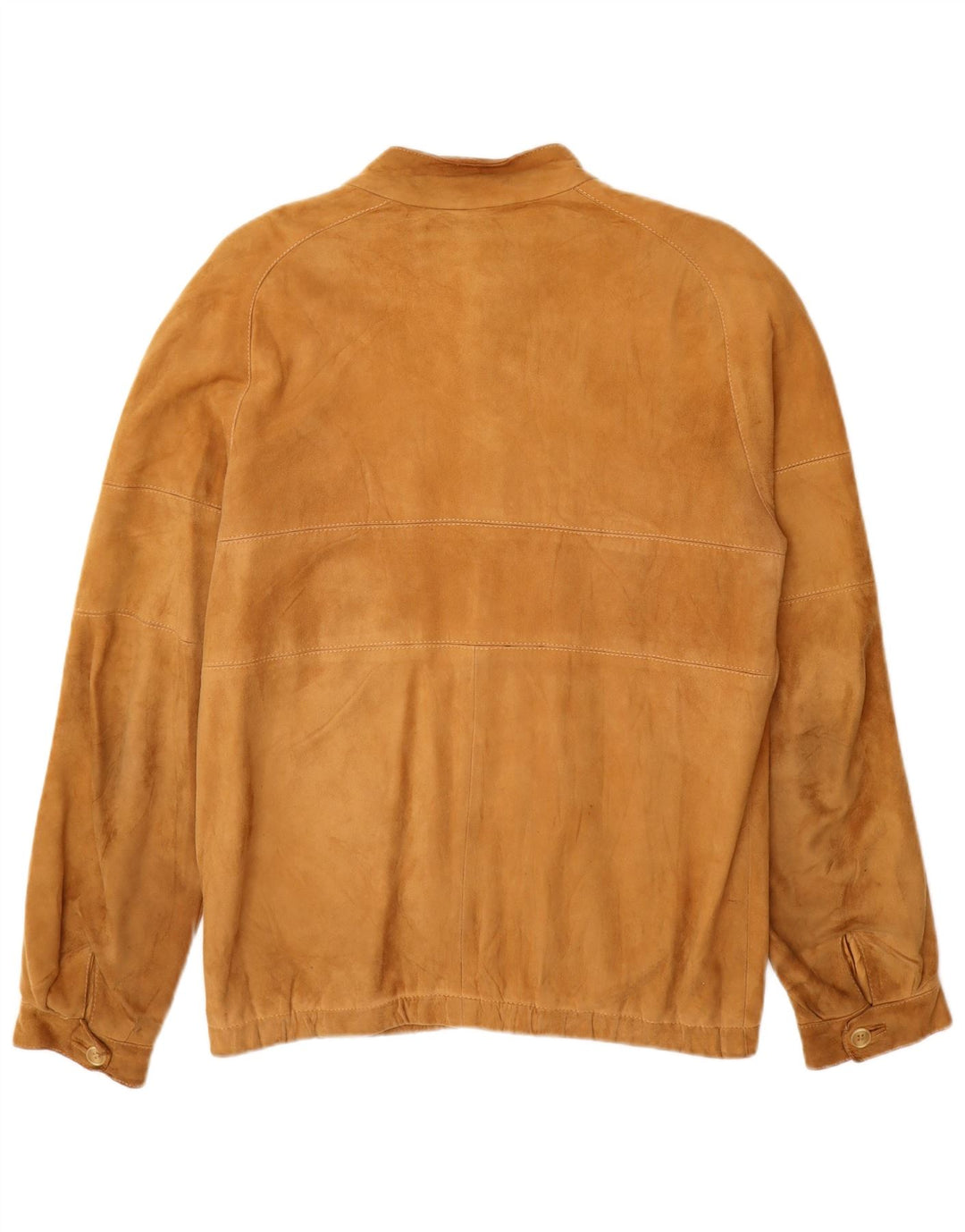 Vintage męska zamszowa kurtka bomber UK 38 średni brąz