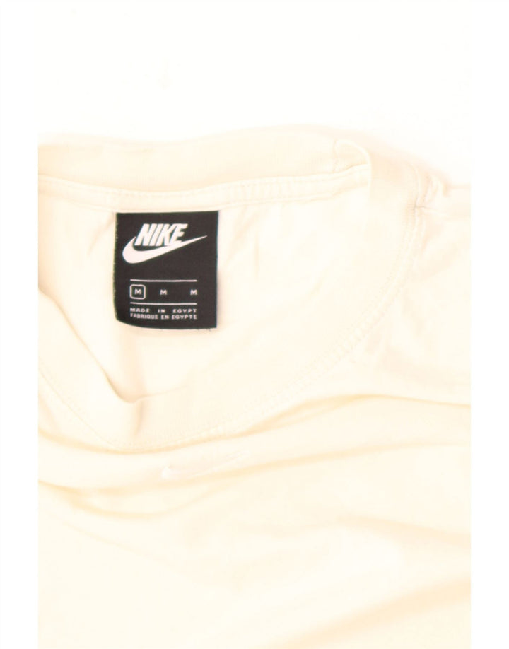 Męska koszulka Nike z długim rękawem, średnia biel