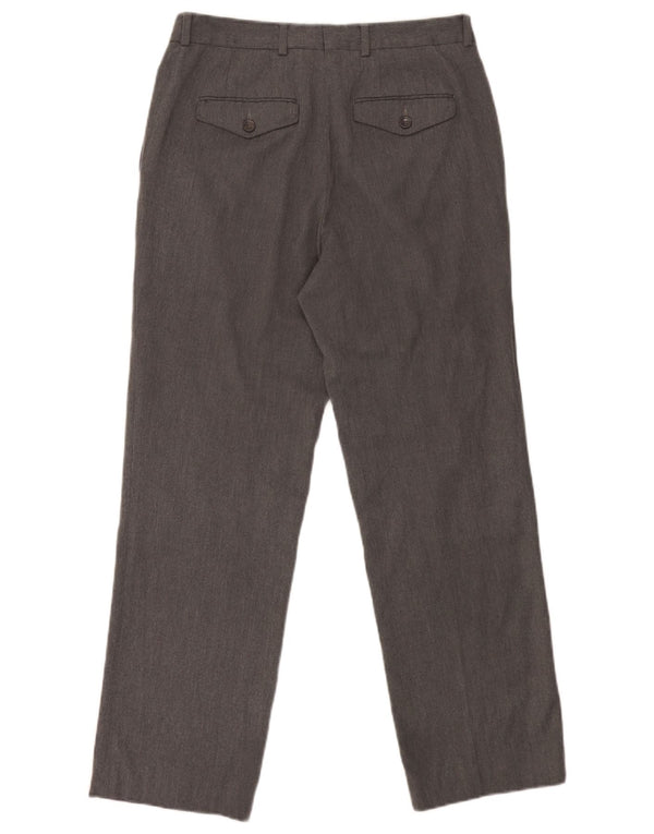 Męskie proste spodnie chino Zara EU 40 Medium W31 L29 Szary poliester