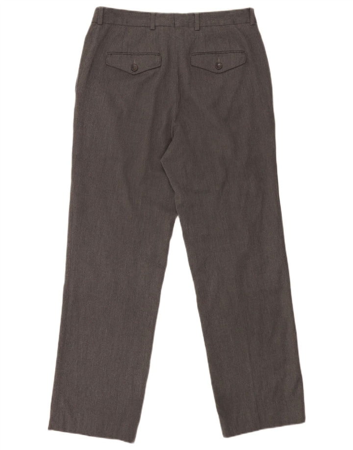 Męskie proste spodnie chino Zara EU 40 Medium W31 L29 Szary poliester