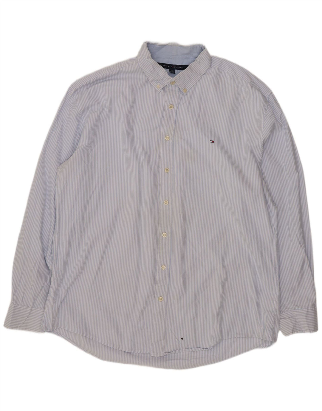 Koszula męska Tommy Hilfiger 2XL, bawełniana w niebieskie paski