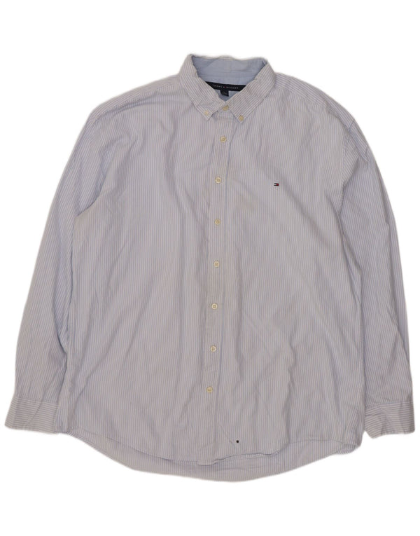 Koszula męska Tommy Hilfiger 2XL, bawełniana w niebieskie paski