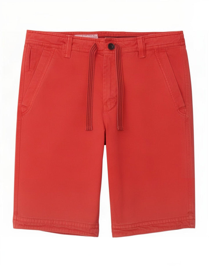 Męskie spodenki Chino Fat Face, duże, W34, czerwone, bawełniane